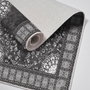 Mijölnir Juego de alfombras de baño Gris de 2 piezas